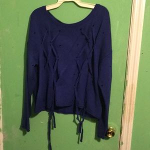 Avon sweater with holes